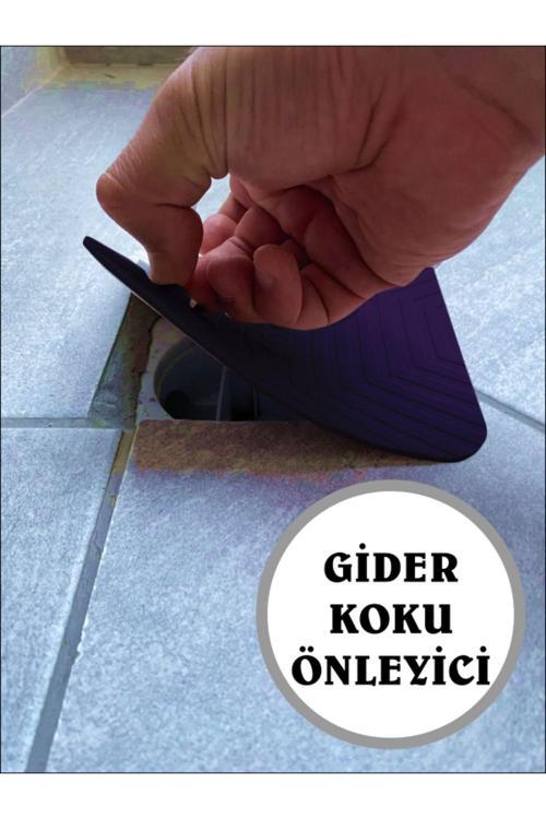 Kötü Koku Önleyici Silikon Mat Banyo Mutfak Lavabo Balkon Gider Tıpası Kapağı Böcek Önler Lacivert