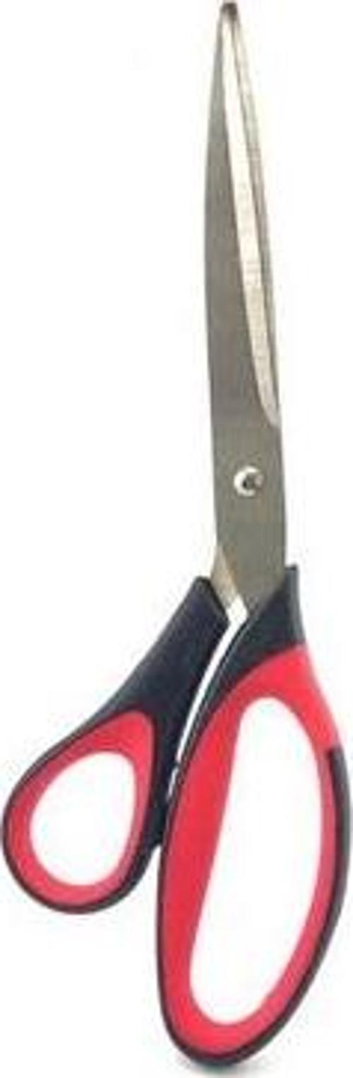 Makas Inoxy 24 Cm (9,5 İnç) Siyah Kırmızı 5385 (12 Li Paket)