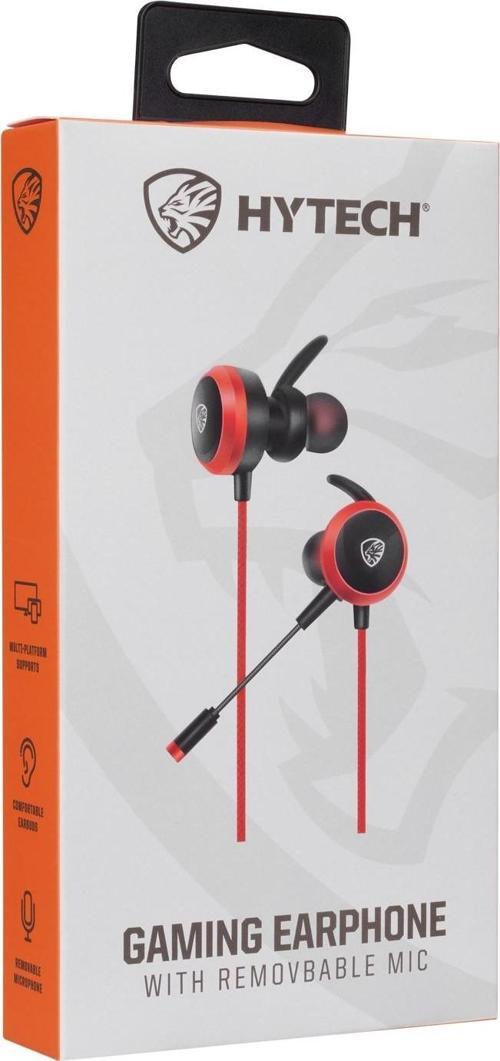 Hy-Gk2 3,5 Oyuncu Gamer Esnek Mikrofonlu Kırmızı Kulakiçi Kulaklık