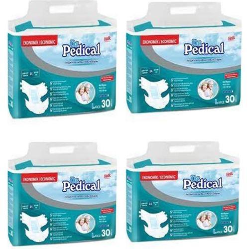 Dr.Pedical L Beden Dr.Pedikal 120 Adet 4 Paket Hasta Bezi