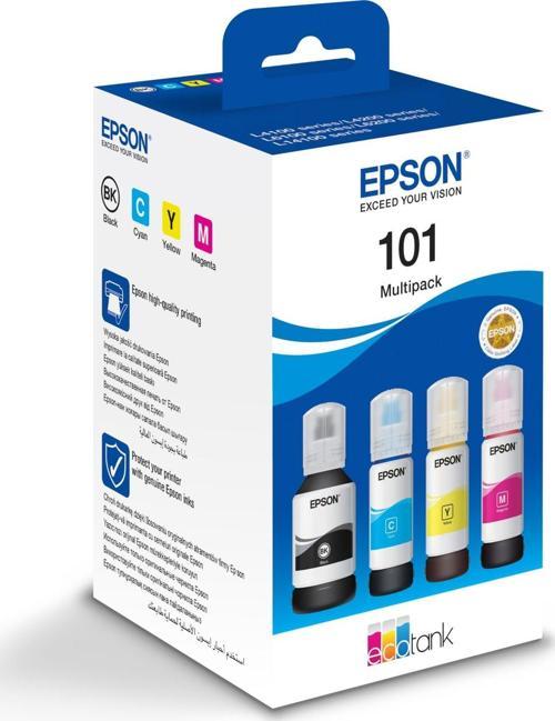 T03V6 Cyan-Magenta-Yellow-Black Mavi-Kırmızı-Sarı-Siyah 4 Lü Multipack Kartuş Seti