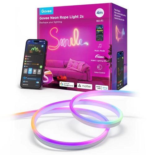 Neon Rope Light 2 Led Işık Beyaz 4M - H61D4-W