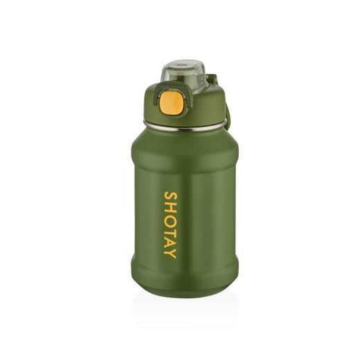Çelik Termos Matara 720Ml Koyu Yeşil