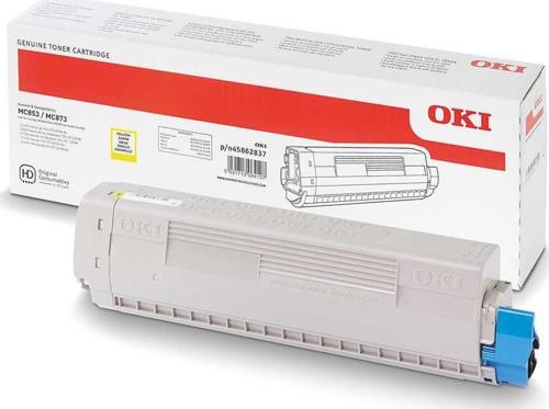 Mc853-873 7.300 Sayfa Kapasiteli Yellow Sarı Toner 45862837