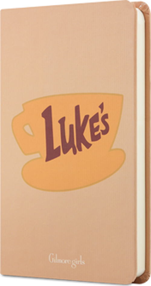 Gilmore Girls Sert Kapak Mini Not Defteri Lukes Kahverengi 80 Yaprak Çizgisiz 9X14Cm Dft-388401