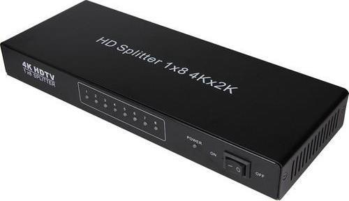 Dd448 1-8 Port 1.4V 4K@30Hz Metal Hdmi Splitter