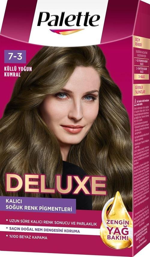 Deluxe Saç Boyası 7-3 Küllü Yoğun Kumral