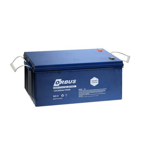 12 V 200 Ah Karbon Jel Akü
