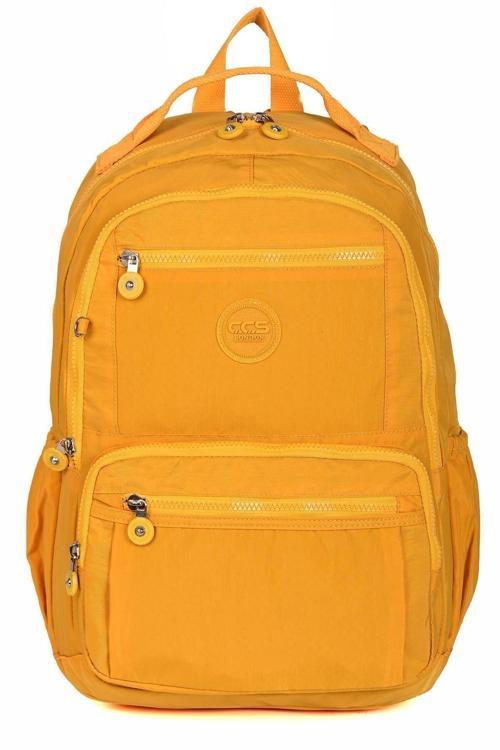 Çss 17296 Unisex Geniş Hacimli Krinkıl Kumaş Okul Sırt Çantası