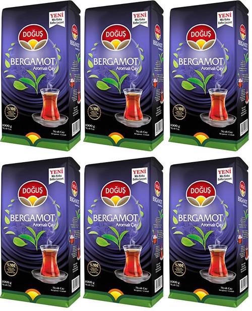 Bergamot Aromalı Siyah Çay 6x1 Kg