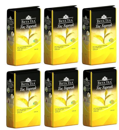 Taç Yaprak Siyah Çay 6x1 Kg