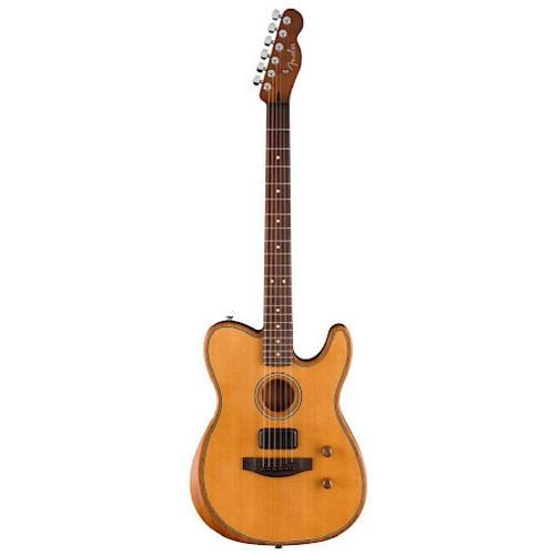 Acoustasonic Standard Telecaster Gülağacı Klavye Aged Natural Elektro Akustik Gitar