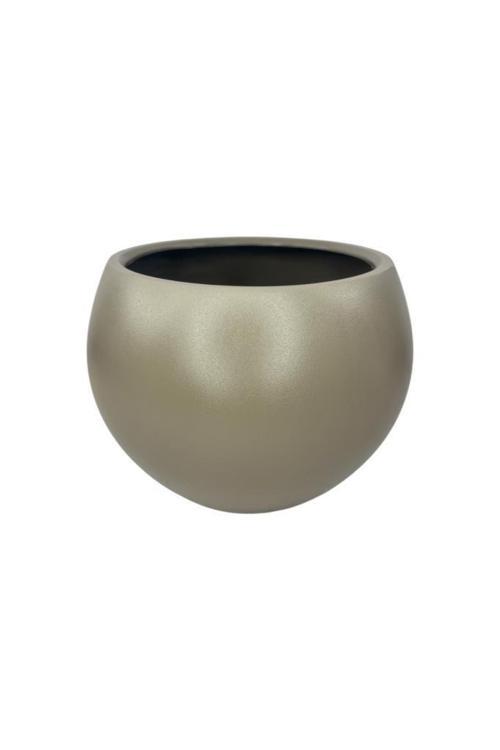 Küre Yuvarlak Top Vazo Dekoratif Saksı MOKKA 25*20cm