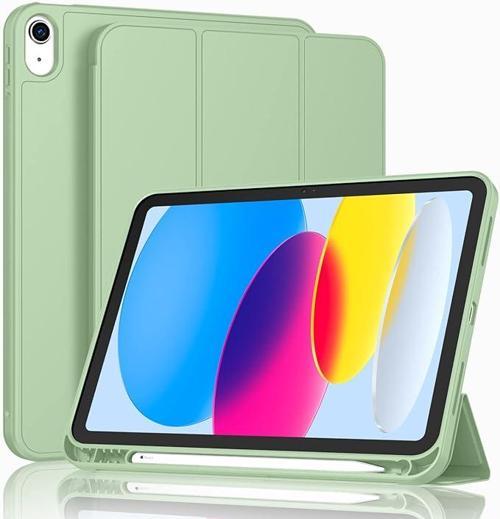 Apple iPad 10. Nesil 10.9 (2022) Kalemlikli Uyku Modlu Yatay Standlı Stromix Smart Kılıf A2696 A2757 A2777 A3162