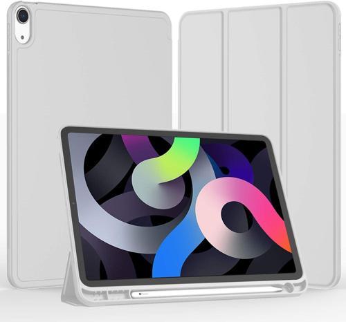 Apple iPad Air 5. Nesil 10.9 (2022) Kalemlikli Uyku Modlu Yatay Standlı Stromix Smart Kılıf A2588 A2589 A2591