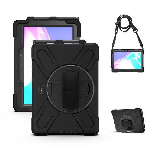 Samsung Tab Active Pro 10.1 Zırhlı Armour Defender Askılı Kılıf T540