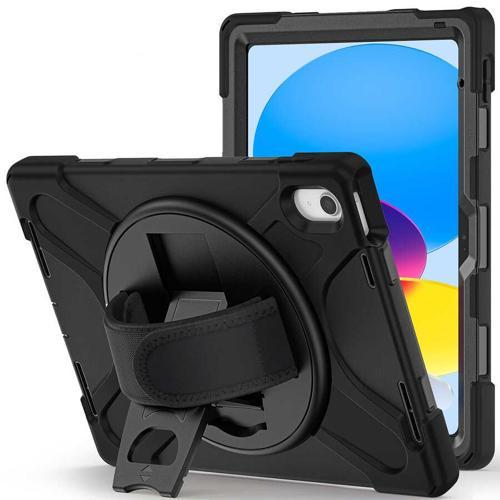 Apple iPad 11. Nesil A16 2025 (11 inç) Zırhlı Armour Defender Askılı Kılıf A3354 A3355