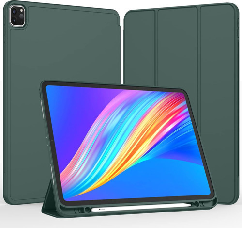 Apple iPad Air 13 M2 (2024) Kalemlikli Uyku Modlu Yatay Standlı Stromix Smart Kılıf A2898 A2899