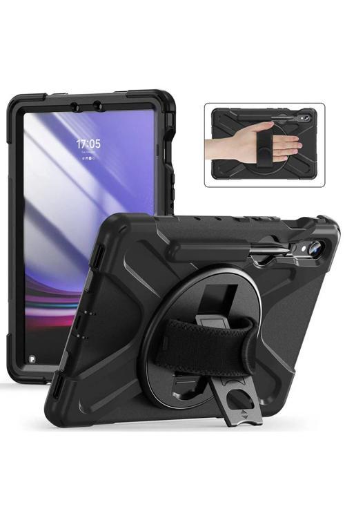 Samsung Galaxy Tab S10 Fe (10.9 inc) Zırhlı Armour Defender Askılı Kılıf Sm - X520 X526B