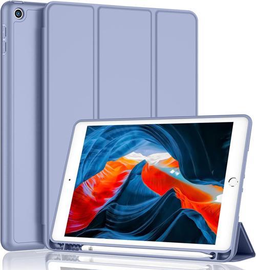 Apple iPad 7. Nesil 10.2 inc (2019) Kalemlikli Uyku Modlu Yatay Standlı Stromix Smart Kılıf A2197 A2200 A2198