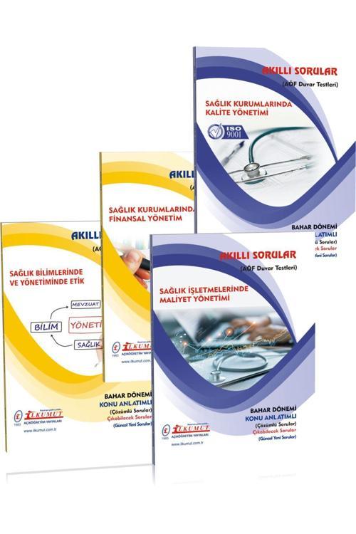İlkumut Yayınları - 2. Sınıf Sağlık Kurumları İşletmeciliği (4 Ders) Bahar Seti (Konu Anlatımlı ve Çözümlü Sorular)