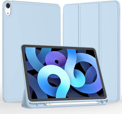 Apple iPad Air 5. Nesil 10.9 (2022) Kalemlikli Uyku Modlu Yatay Standlı Stromix Smart Kılıf A2588 A2589 A2591