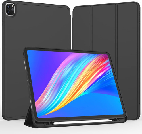 Apple iPad Air 13 M2 (2024) Kalemlikli Uyku Modlu Yatay Standlı Stromix Smart Kılıf A2898 A2899