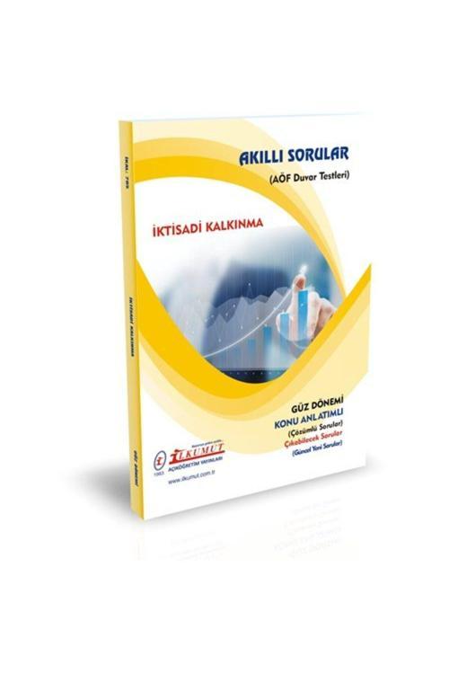 İlkumut Yayınları - İktisadi Kalkınma - (Konu Anlatımlı ve Çözümlü Sorular)