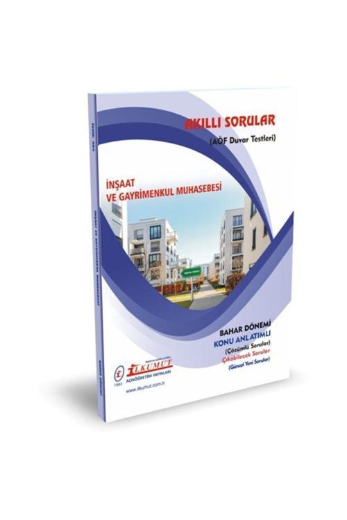 İlkumut Yayınları - İnşaat ve Gayrimenkul Muhasebesi - (Konu Anlatımlı ve Çözümlü Sorular)