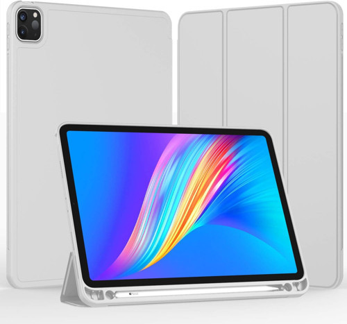 Apple iPad Air 13 M2 (2024) Kalemlikli Uyku Modlu Yatay Standlı Stromix Smart Kılıf A2898 A2899