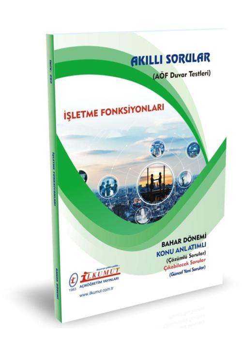 İlkumut Yayınları - İşletme Fonksiyonları - (Konu Anlatımlı ve Çözümlü Sorular)