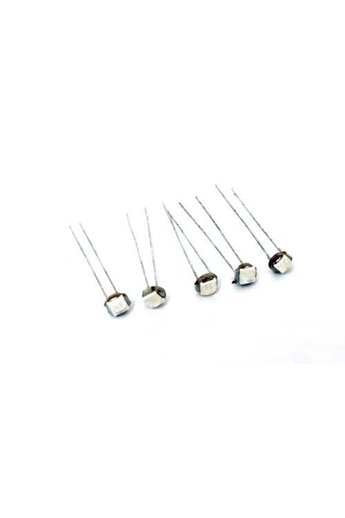 5 Adet T3-T4-T5 Duy Uyumlu Mini Kıl Bacak Led Ampul Mavi