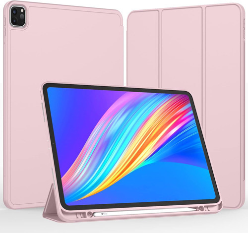 Apple iPad Pro 11 M4 (2024) Kalemlikli Uyku Modlu Yatay Standlı Stromix Smart Kılıf A2837 A2836