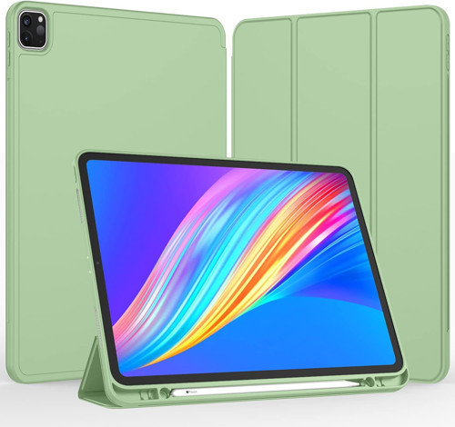 Apple iPad Pro 11 M4 (2024) Kalemlikli Uyku Modlu Yatay Standlı Stromix Smart Kılıf A2837 A2836