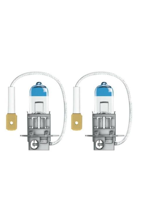 12V 55W H3 %100 Fazla Işık Standart Renk Ampul Seti