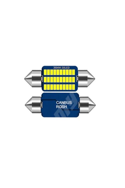 2 Adet 36Mm Orta Boy Sofit Led Ampul 30 Ledli Güçlü Işık