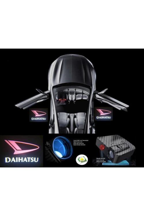 2 Adet Daihatsu İle Uyumlu Pilli Yapıştırmalı Sensörlü Mıknatıssız Kapı Altı Led Logo