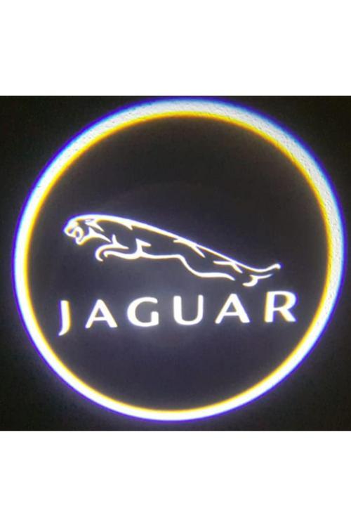 2 Adet Jaguar İle Uyumlu Pilli Yapıştırmalı Sensörlü Mıknatıssız Kapı Altı Led Logo