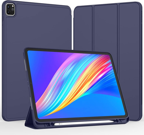 Apple iPad Pro 11 M4 (2024) Kalemlikli Uyku Modlu Yatay Standlı Stromix Smart Kılıf A2837 A2836