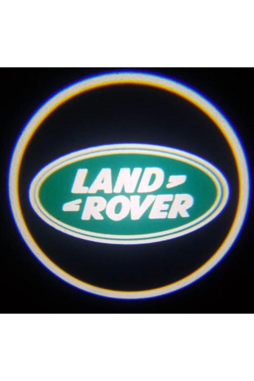 2 Adet Land Rover İle Uyumlu Pilli Yapıştırmalı Sensörlü Mıknatıssız Kapı Altı Led Logo