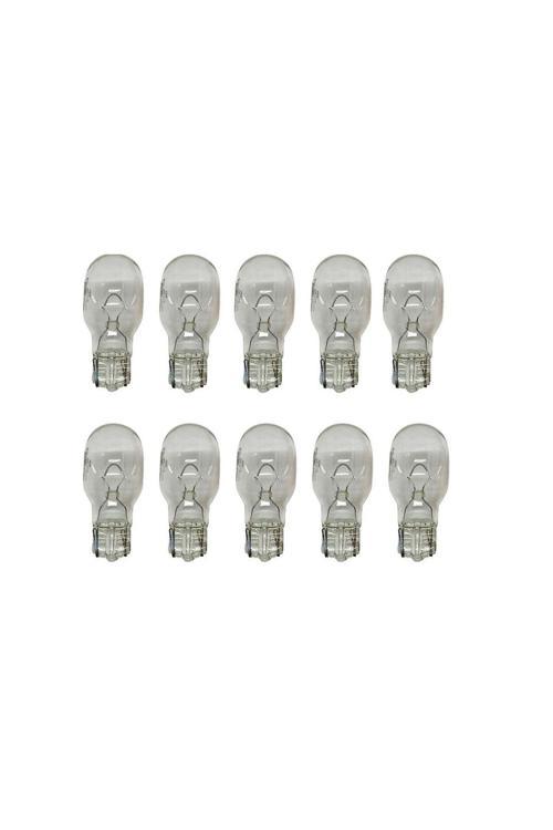 10 Adet 12V T15 W16W Dipsiz Standart Ampul