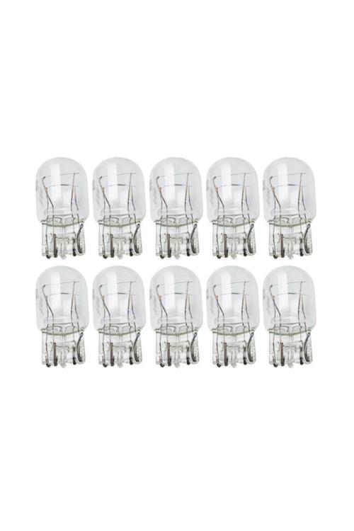 10 Adet 12V T20 P21/5W Çift Devre Büyük Dipsiz Standart Ampul