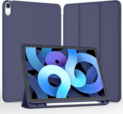 Apple iPad Air 11 inc M2 (2024) Kalemlikli Uyku Modlu Yatay Standlı Stromix Smart Kılıf A2902 A2903 A2904