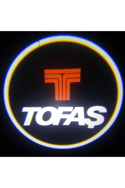 2 Adet Tofaş İle Uyumlu Pilli Yapıştırmalı Sensörlü Mıknatıssız Kapı Altı Led Logo (Kırmızı)