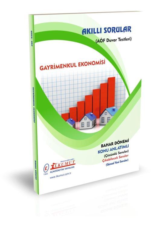 İlkumut Yayınları - Gayrimenkul Ekonomisi - (Konu Anlatımlı ve Çözümlü Sorular)