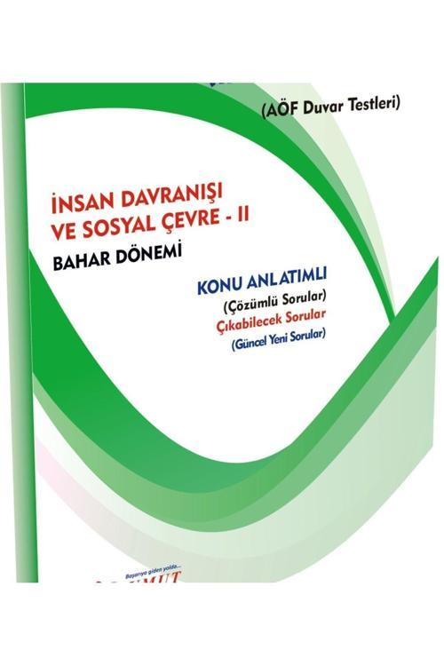 İlkumut Yayınları - İnsan Davranişı ve Sosyal Çevre - II - (Konu Anlatımlı ve Çözümlü Sorular)