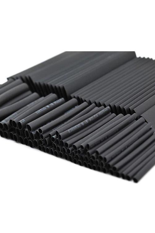200 Adet Isıyla Daralan Polyolefin Shrink Makaron Hortum 10 Farklı Ölçü 5Cm X 20 Şer Adet