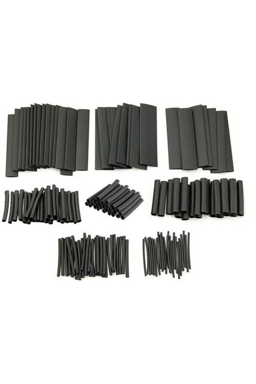 100 Adet Isıyla Daralan Makaron Hortum 10 Farklı Ölçü 5Cm X 10 Ar Adet