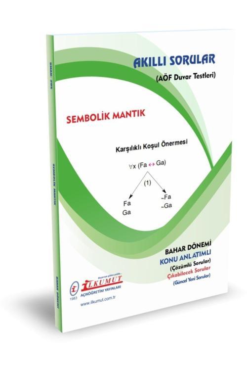 İlkumut Yayınları - Sembolik Mantık - (Konu Anlatımlı ve Çözümlü Sorular)