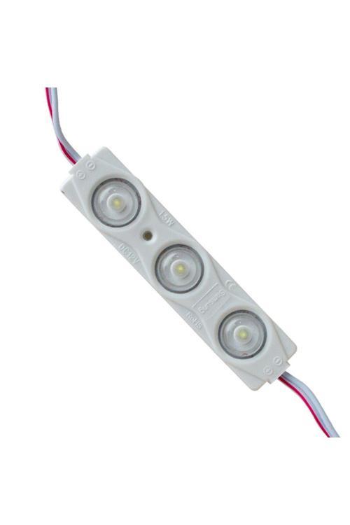 5 Adet 12V 1.5 Watt 3 Ledli Mercekli Parmak Modül Led Beyaz